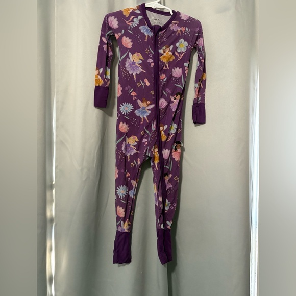 Little Sleepies Other - Little Sleepies Purple Floral Fairy Kids Footie 18/24